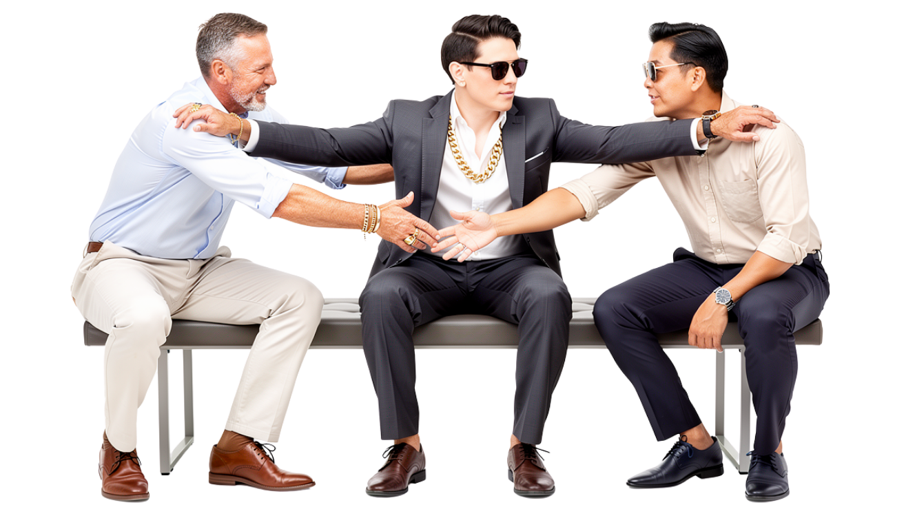 Business owners working together